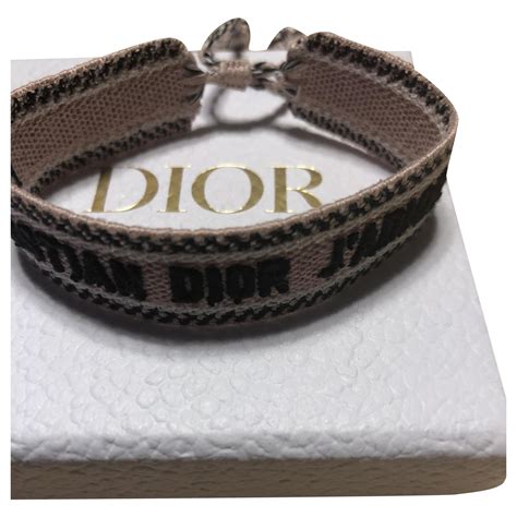 Christian Dior Pulseira J’Adior Rosa Pano ref.244005.